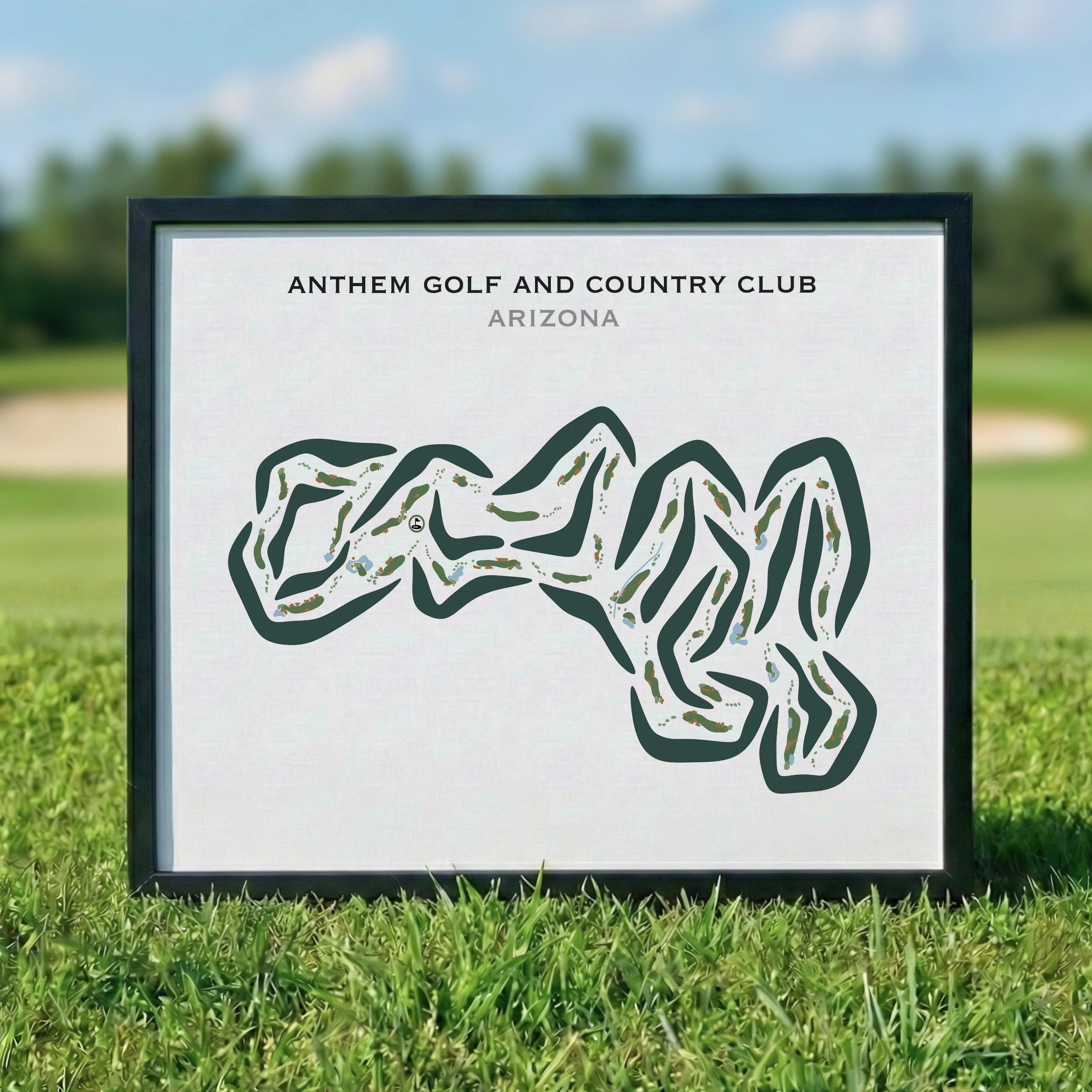 Anthem Golf & Country Club, Az|golf Course Map, Golf Map, Golfer