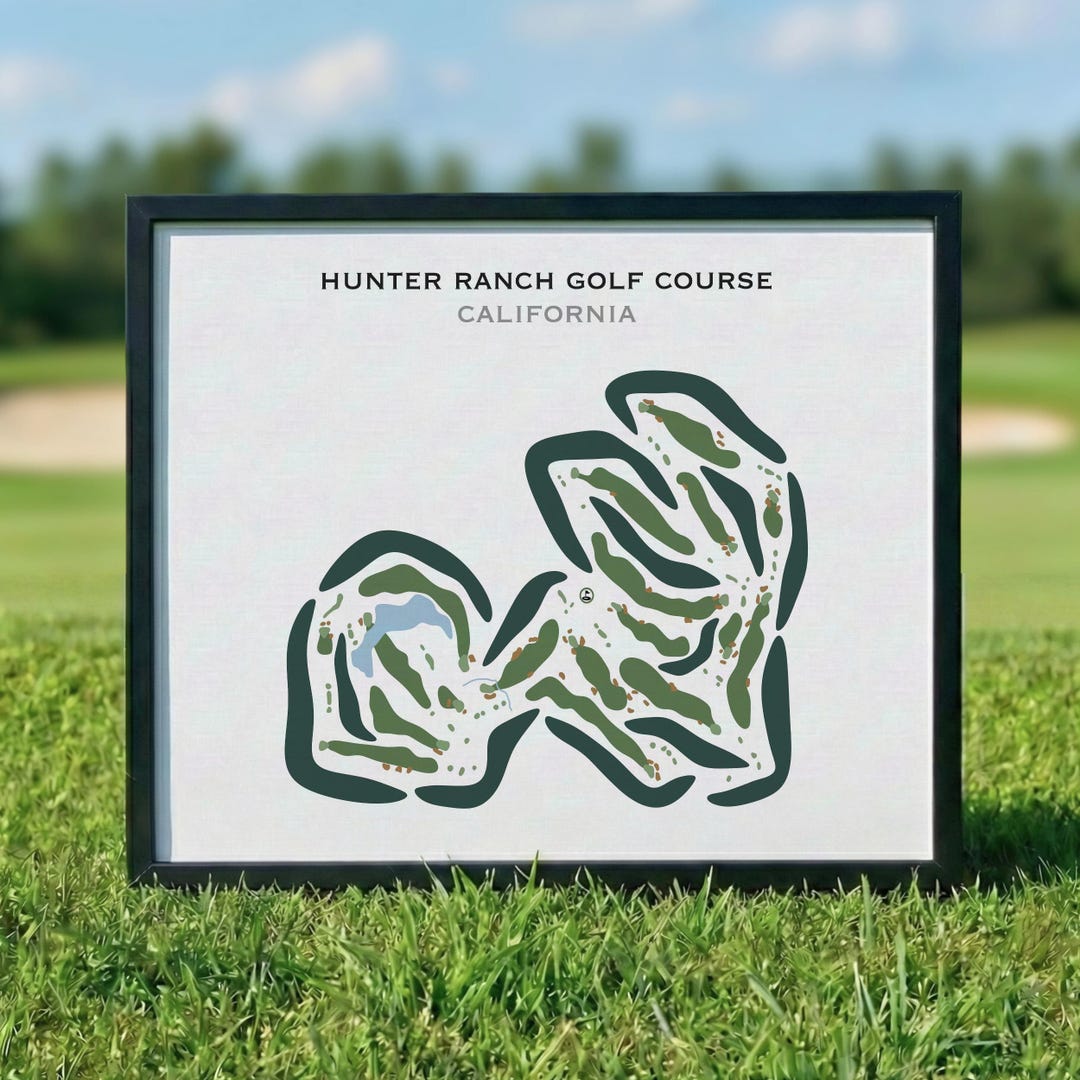 Hunter Ranch Logo Hunter Ranch Golf Course, California, Golf Course, Golf Décor, Golf Map ...