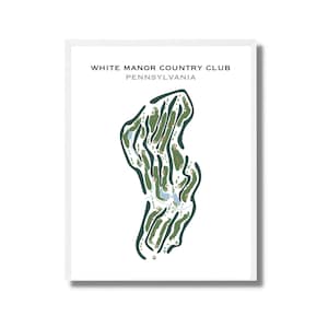 White Manor Country Club, PA | Kunstdruck, Golf Karte, Golf Karte, Golf Karte, Score Karte, Golf Karte, Kunstdruck UNGERAHMT, für Sie und Ihn