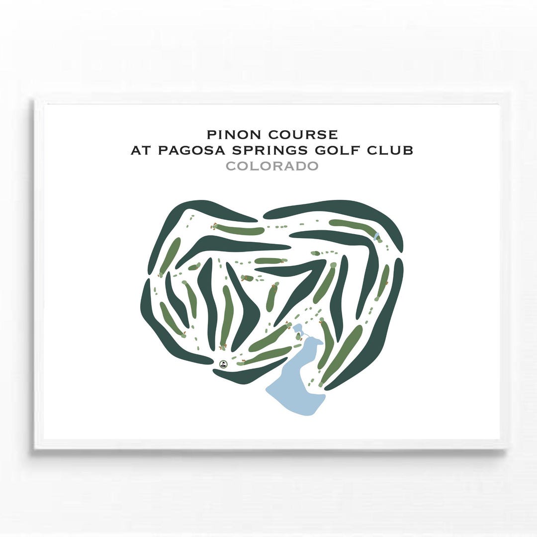 Pinon Course at Pagosa Springs Golf Club, CO | Golf Course Map, Golf ...
