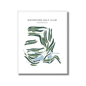 Waterford Golf Club, Georgia Golf Course Map Canvas Art, Golf Gifts for Him, Golf Club Décor, Golf Poster Print, Birthday Gift For Men Women
