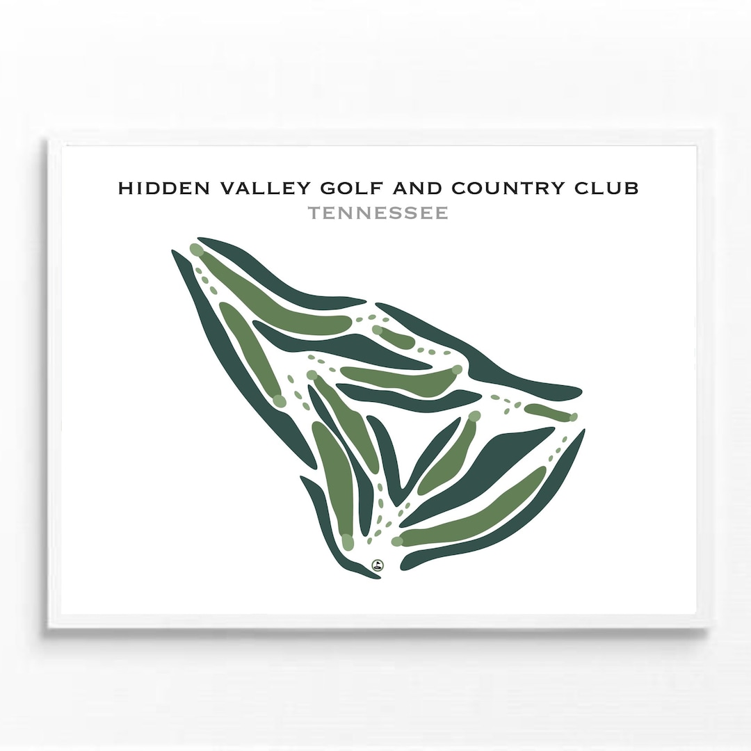 Hidden Valley Golf & Country Club, TN Golf Course Map, Golf Map, Golfer Hidden Valley Golf & Country Club, TN Golf Course Map, Golf Map, Golfer