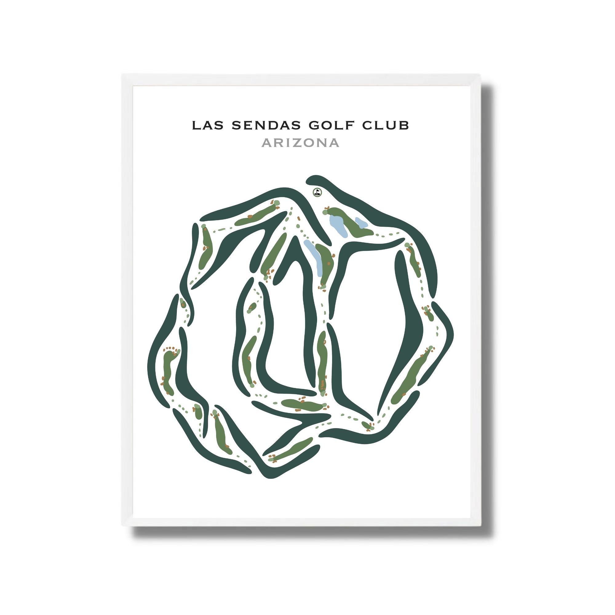 Las Sendas Golf Club, Az | Course Map, Golfer Gift For Him, Scorecard Layout, Boyfriend Gift, Art Print Decor