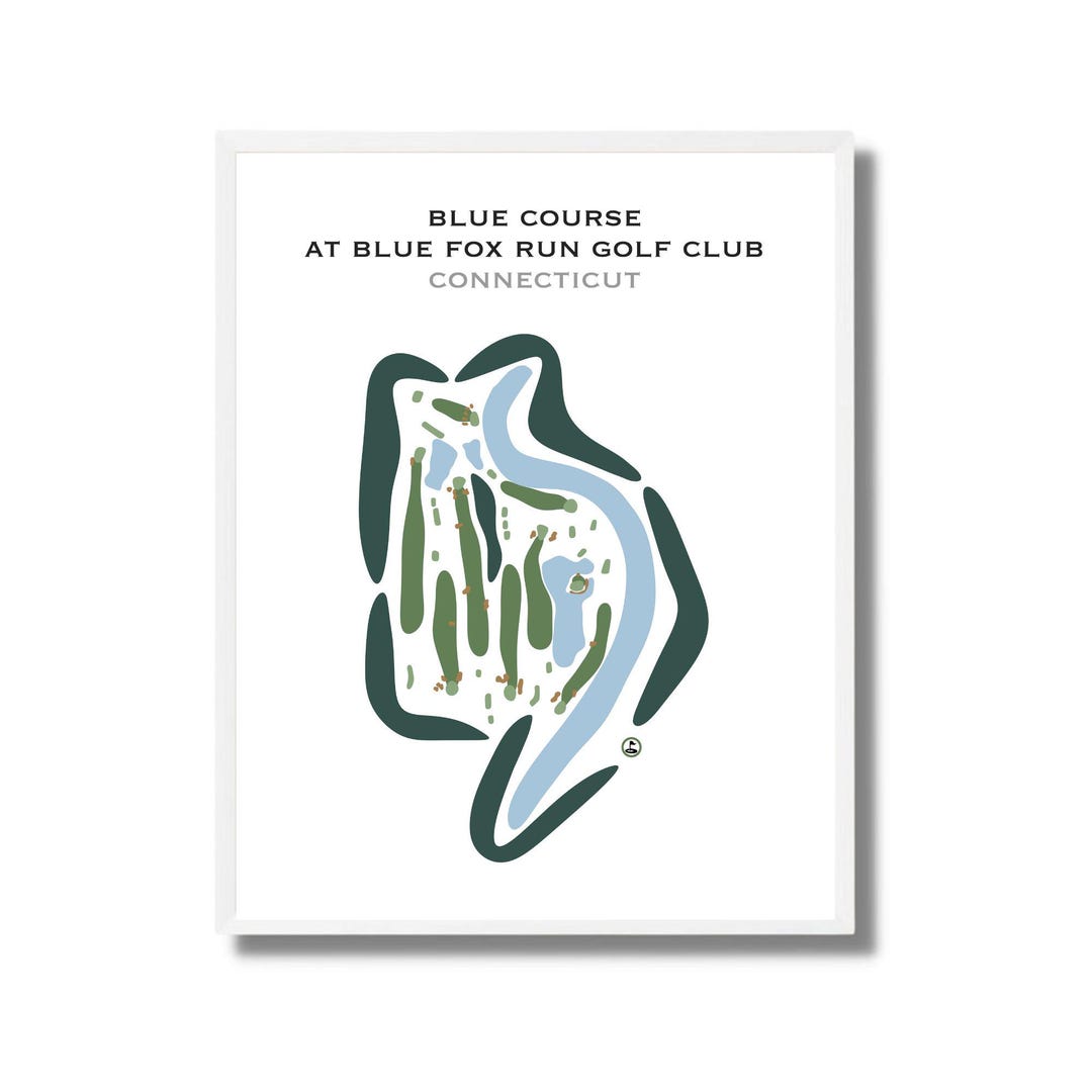 Blue Course Commons Blue Course at Blue Fox Run Golf Club, FL | Golf Course Map, Golf Map ...