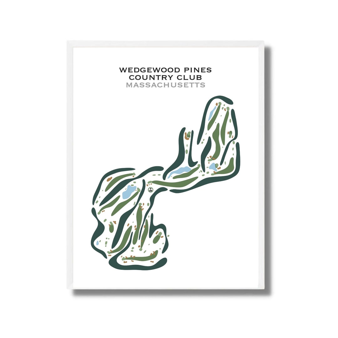 Wedgewood Pines Country Club, Massachusetts, Golf Course Map, Golfer ...