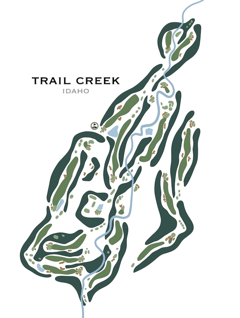 Trail Creek Golf Course Located in Sun Valley Idaho Etsy