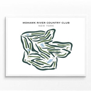 Mohawk River Country Club, NY, Golf Course Print, Golf Décor Gift, Golf Gifts for Men, Golf Gifts for Her, Personalized Golf Gifts, Decor