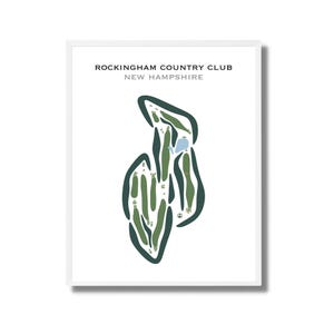 Rockingham Country Club, NH | Kunstdruck, Golf Karte, Golf Karte, Golf Karte, Score Karte, Golf Karte, Kunstdruck UNGERAHMT, für Sie und Ihn