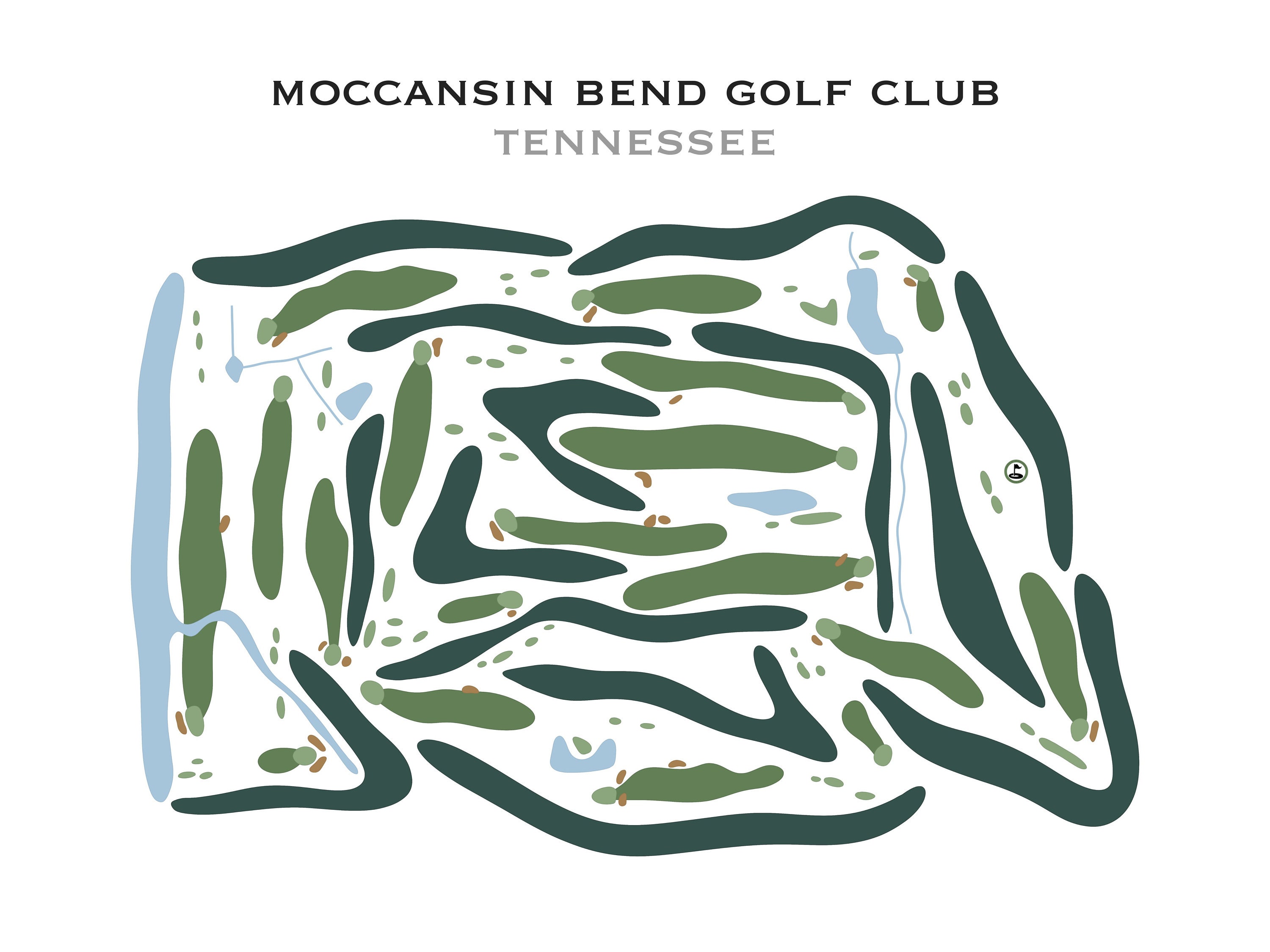 Moccasin Bend Golf Club Tennessee Golf Course Map Golf photo