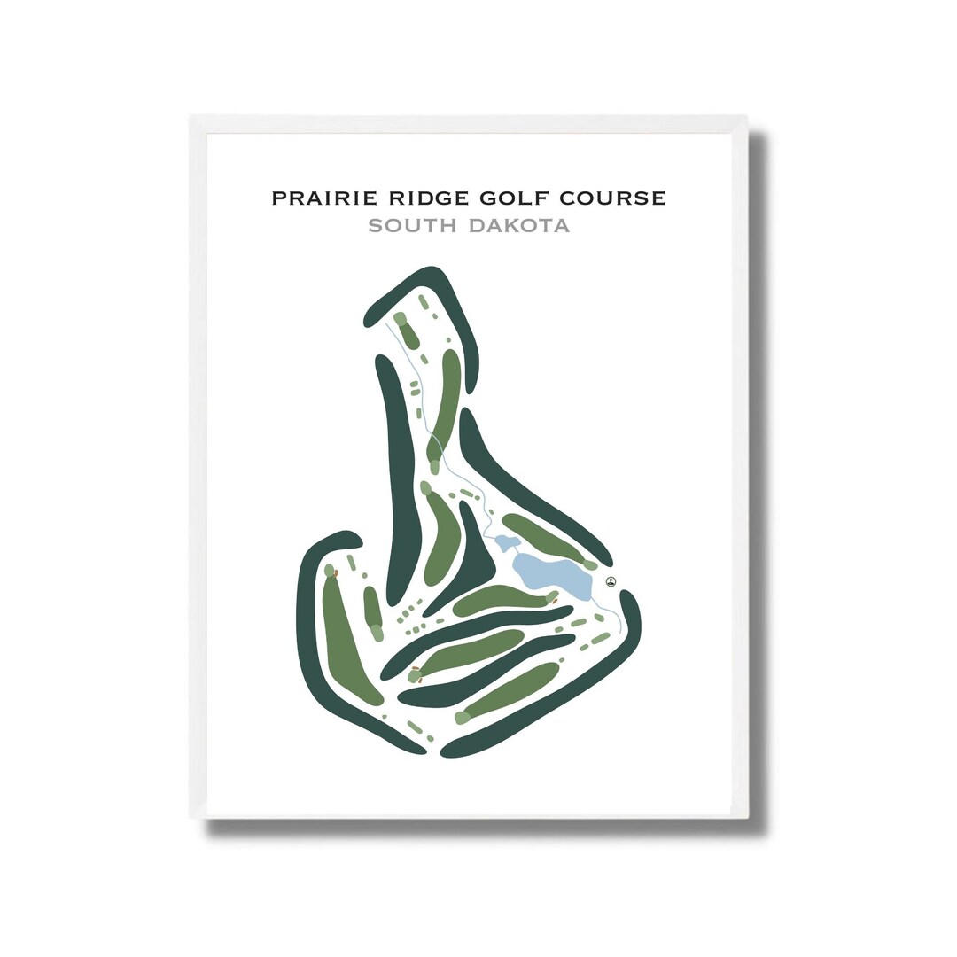 Prairie Ridge Layout Prairie Ridge Golf Course, SD | Golf Course Map, Golf Map, Golfer Gift ...