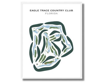 Eagle Trace Golf Club, Florida Golf Course Map, Golf Map, Golfer