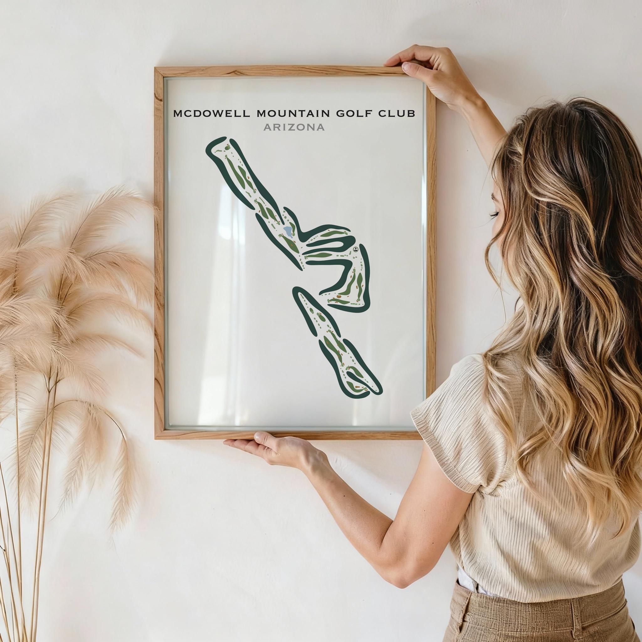 Mcdowell Mountain Golf Club, AZ | Golf Course Map, Golf Map