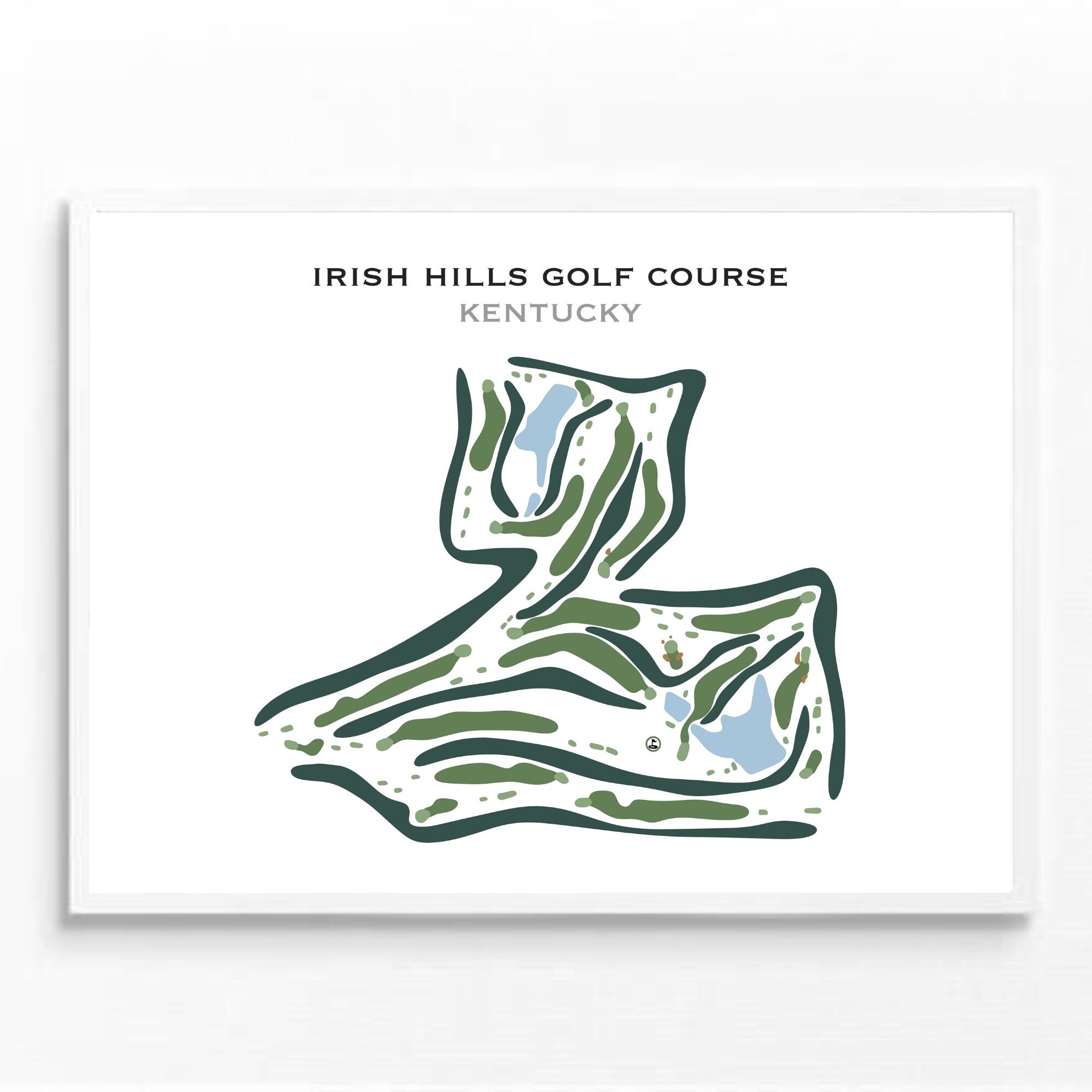 Irish Hills Golf & Country Club KY Golf Course Map Golfer - Etsy