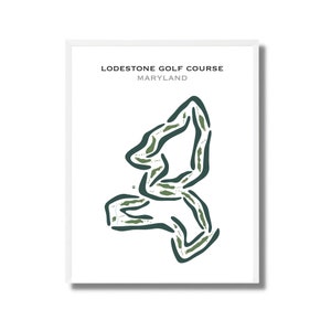 Magnet-Golfplatz, MD | Kunstdruck, Golf Karte, Golf Karte, Golf Karte, Score Karte, Golf Karte, Kunstdruck UNGERAHMT, für Sie und Ihn