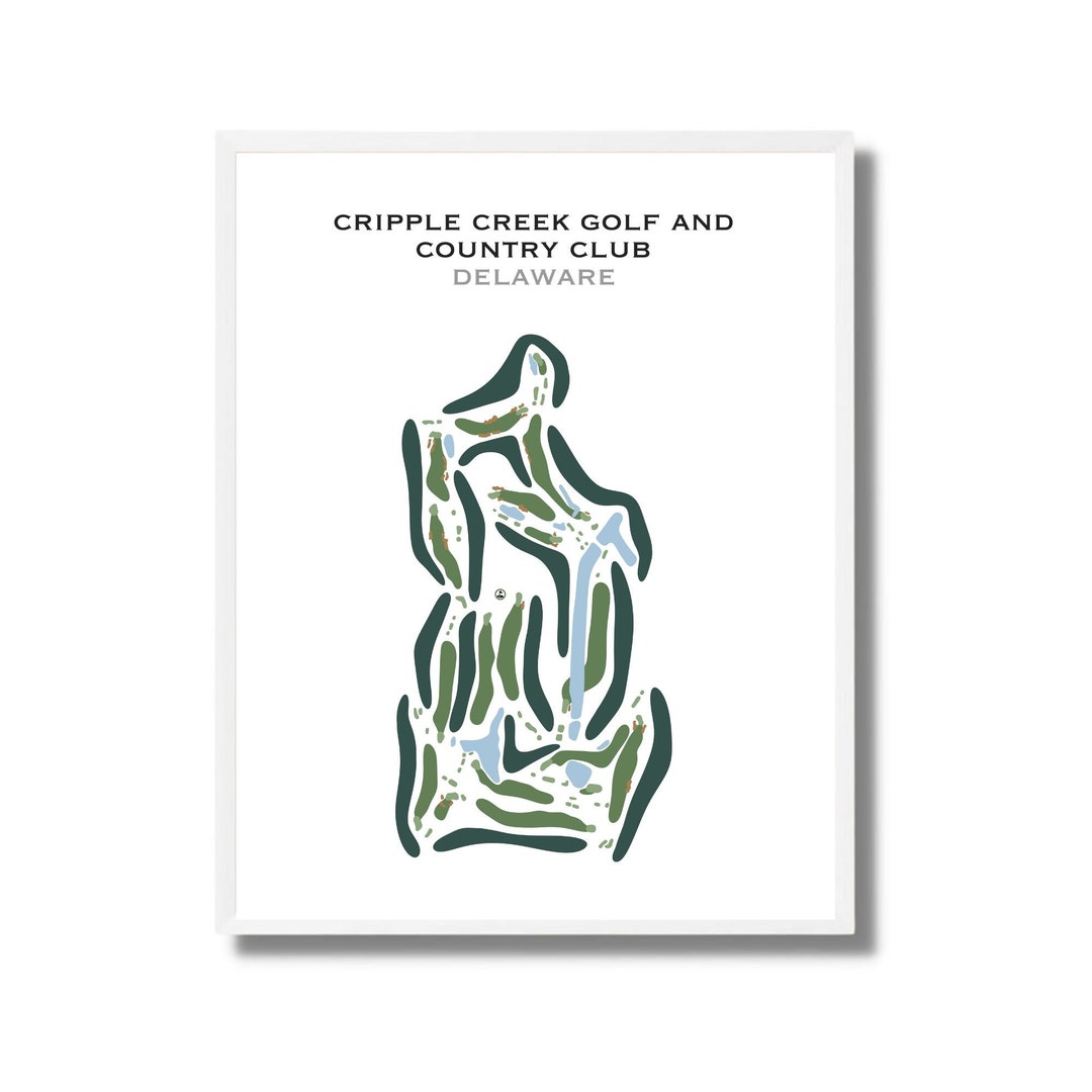 Cripple Creek Golf and Country Club, DE | Golf Course Map, Golf Map ...