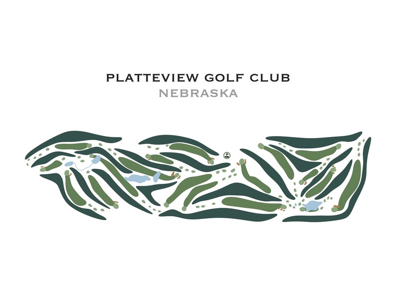 Platteview Golf Club NE Golf Course Map Home Decor Golfer Etsy Platteview Golf Club NE Golf Course Map Home Decor Golfer Etsy