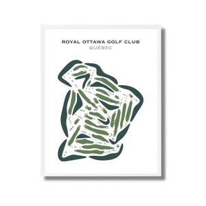 Royal Ottawa Golf Club, Kanada | Kunstdruck, Golf Karte, Golf Karte, Golf Karte, Score Karte, Golf Karte, Kunstdruck UNGERAHMT, für Sie und Ihn