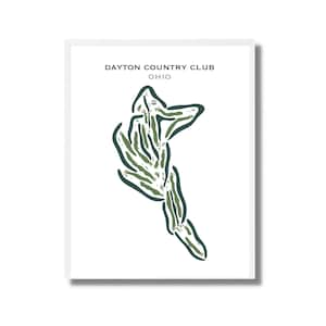 Dayton Country Club, Ohio, Golf Map, Golf Gifts for Men, Golf Décor, Golf Course Print, Gift for Husband, Father&#39;s Day, Unframed