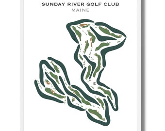 Pine Valley Golf Club, NJ Golf Course Map, Home Decor, Golfer Gift for Him, Scorecard Layout ...