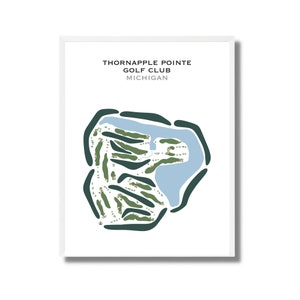Thornapple Pointe Golf Club, MI | Kunstdruck, Kunstdruck, Golf Karte, Golf Karte, Golf Karte, Score Karte, Golf Karte, Kunstdruck UNGERAHMT