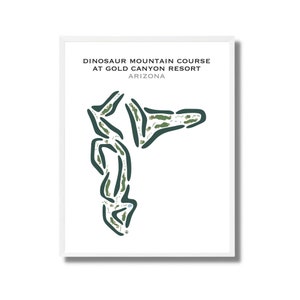Dinosaurier Berg Golf Platz im Gold Canyon Golf Resort, AZ | Kunstdruck, Golf Karte, Golf Karte, Geschenk für Ihn, Freund Geschenk, Kunstdruck UNGERAHMT