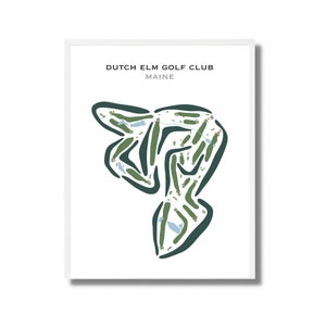Niederländischer Elm Golfklub, Maine | Kunstdruck, Golf Karte, Golf Karte, Golf Karte, Score Karte, Golf Karte, Kunstdruck UNGERAHMT, für Sie und Ihn