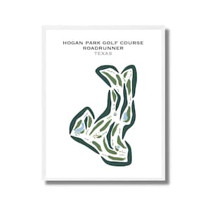 Hogan Park, Roadrunner Course, Texas | Carte du parcours de golf, carte du golf, cadeau golfeur pour lui, mise en page de la carte de score, cadeau petit ami, impression d'art sans cadre