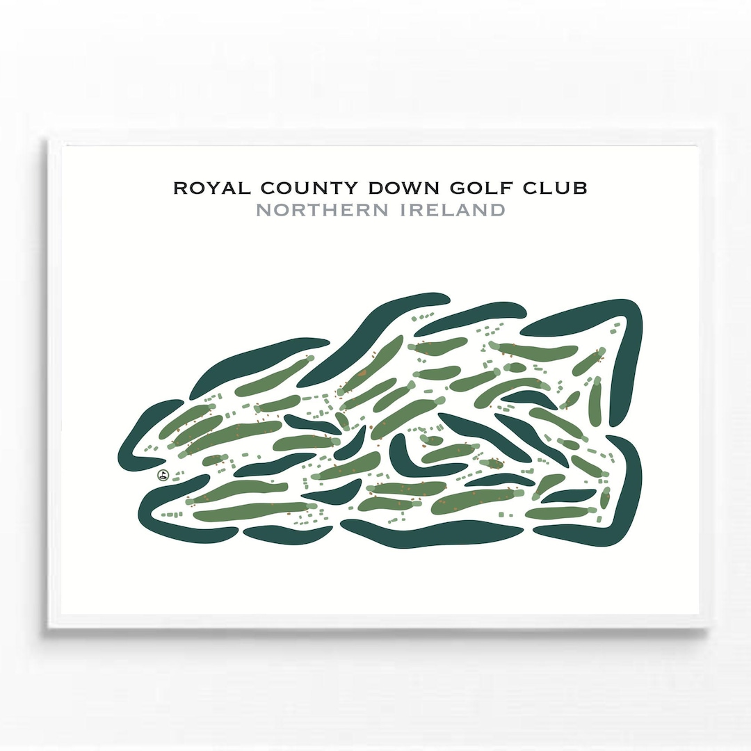 Royal County Down Golf Club, Northern Ireland | Golf Course Map, Golf ...