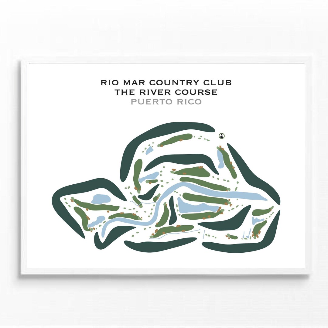 Rio Mar Country Club - the River Course, PR | Golf Course Map, Golf Map ...