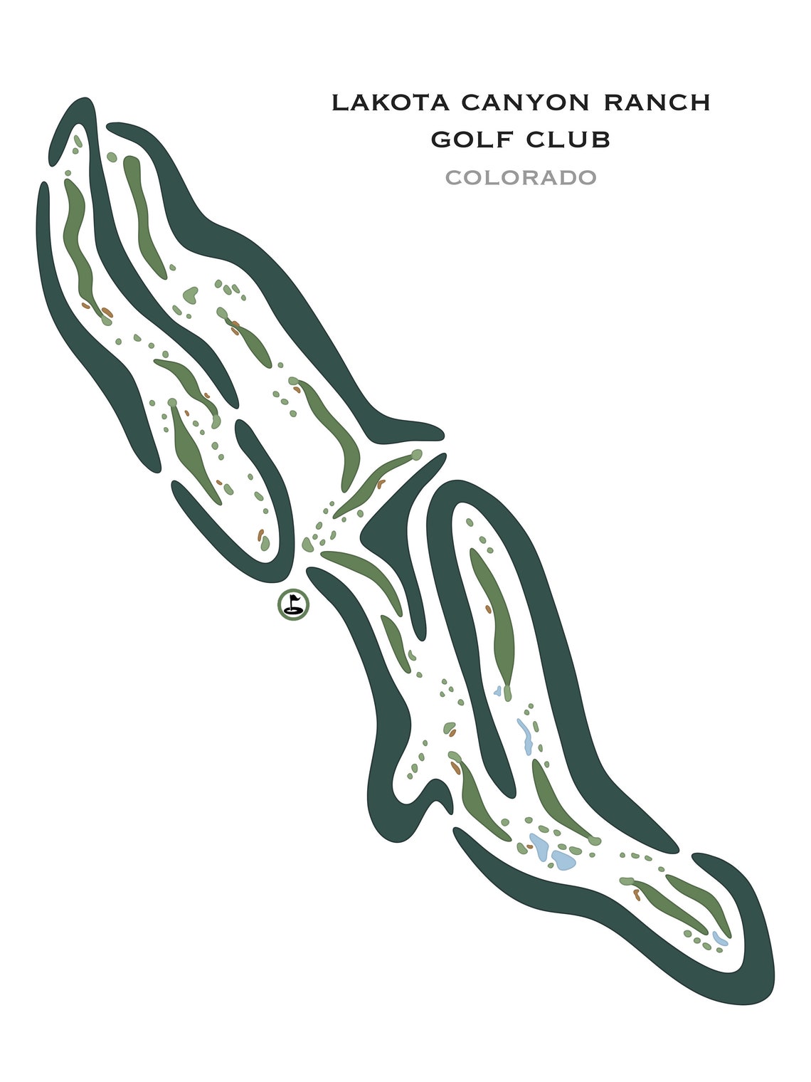 Lakota Canyon Ranch Golf Club Colorado Golf Course Map Etsy Lakota Canyon Ranch Golf Club Colorado Golf Course Map Etsy
