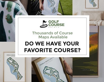 Mohegan Sun Golf Club, CT Golf Course Map, Golf Map, Golfer Gift For Him,  Scorecard Layout, Golfer Boyfriend Gift, Art Print Decor