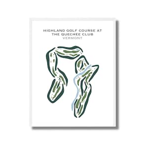 Highland Golf Platz im Quechee Club, VT (18 Löcher) | Kunstdruck, Golfspieler Geschenk für Ihn, Freund Geschenk, Golfspieler Karte, Kunstdruck UNGERAHMT