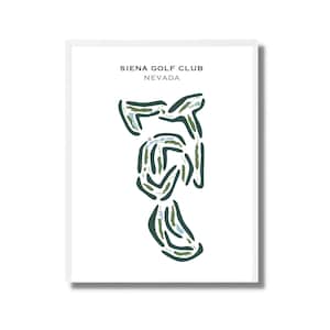 Golf Club Prints - Siena Nevada Golf Club Karte | Golf Platz Poster Für Haus Wände | Denkwürdiges Geschenk für Golf-Liebhaber | Kunstdruck auf Leinwand