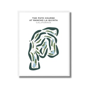Der Pastetenkurs im Rancho La Penta Country Club, CA | Kunstdruck, Karte, Golf Karte, Golf Karte, Karte, Karte, Landkarte, Karte, Karte, Karte zu Karte zu Karte zu Karte zu Postkarten