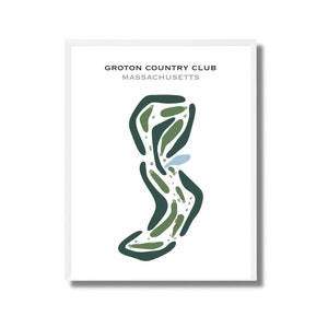 Groton Country Club, MA | Kunstdruck, Golf Karte, Golf Karte, Golf Karte, Geschenk für Ihn, Score Karte, Karte für Ihn, Geschenk für Ihn