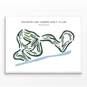 Porto Los Cabos Golf Club, Mexiko | Kunstdruck, Kunstdruck, Score Card Layout, Golf Map, Golf Map, Landkarte, Geschenkidee für Sie und Ihn, Kunstdruck UNGERAHMT