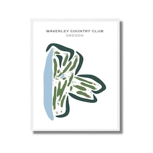 Waverley Country Club, OR | Carte du parcours de golf, carte du golf, cadeau golfeur pour lui, mise en page de la carte de score, cadeau petit ami golfeur, impression d'art sans cadre