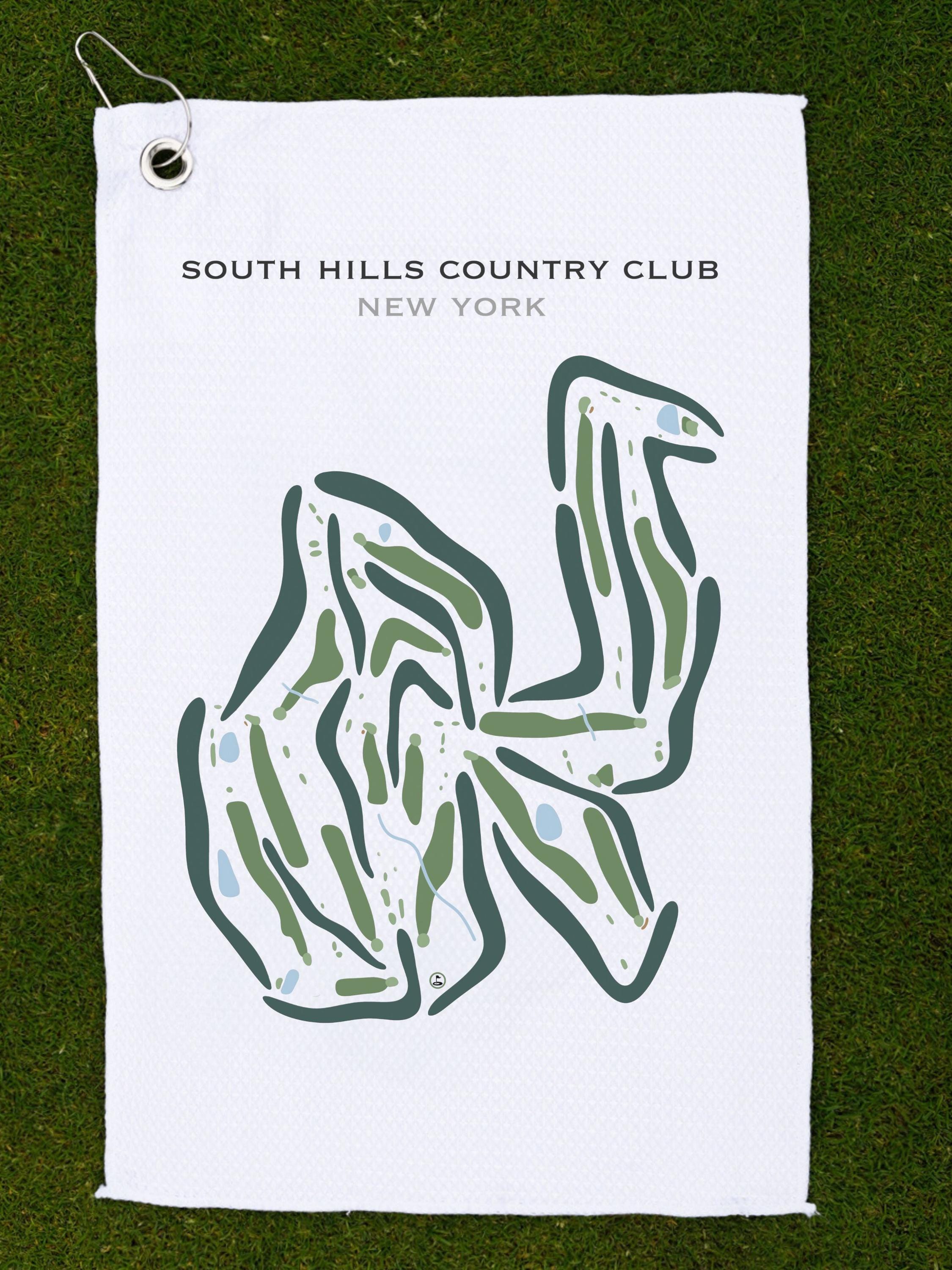 South Hills Country Club, NY | Golf Course Map, Golf Map, Golfer