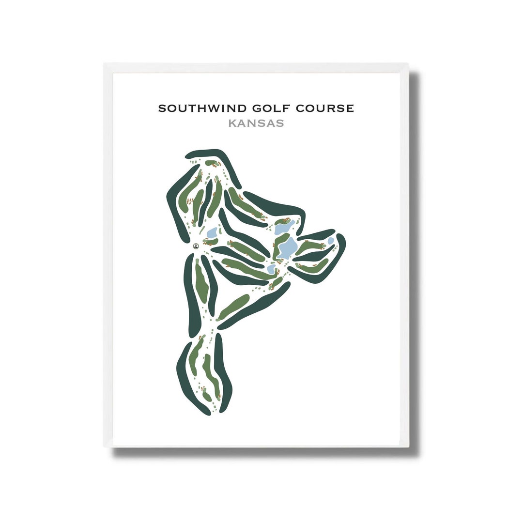 Southwind Golf Course Kansas Golf Course Map Home Decor Golfer Gift southwind-golf-course-kansas-golf-course-map-home-decor-golfer-gift