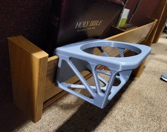 Church Pew Cup Holder- Pew- Cup Holder