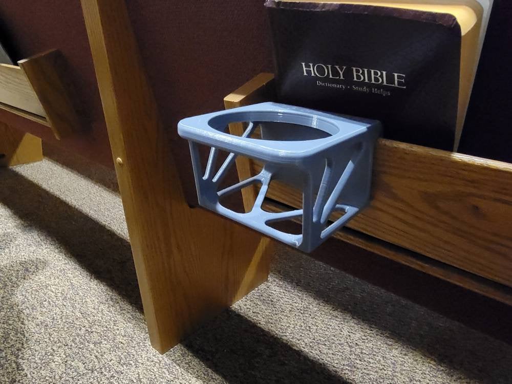 3D Printed Church Pew Cup Holder - Etsy