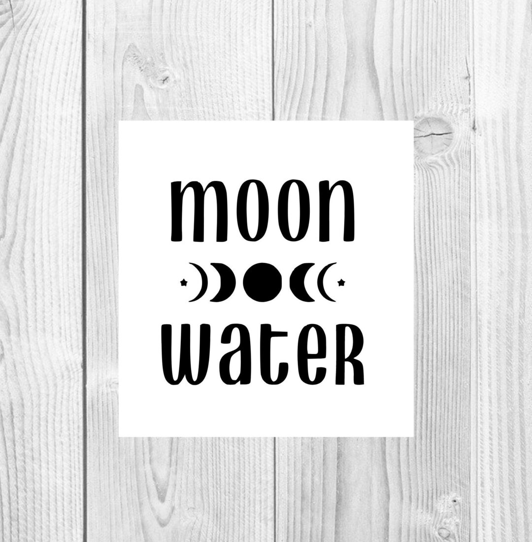 Moon Water SVG PNG Moon Svg Lunar Svg Spiritual Svg Etsy