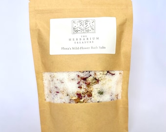 Floras Wildflower Bath Salts - 300g