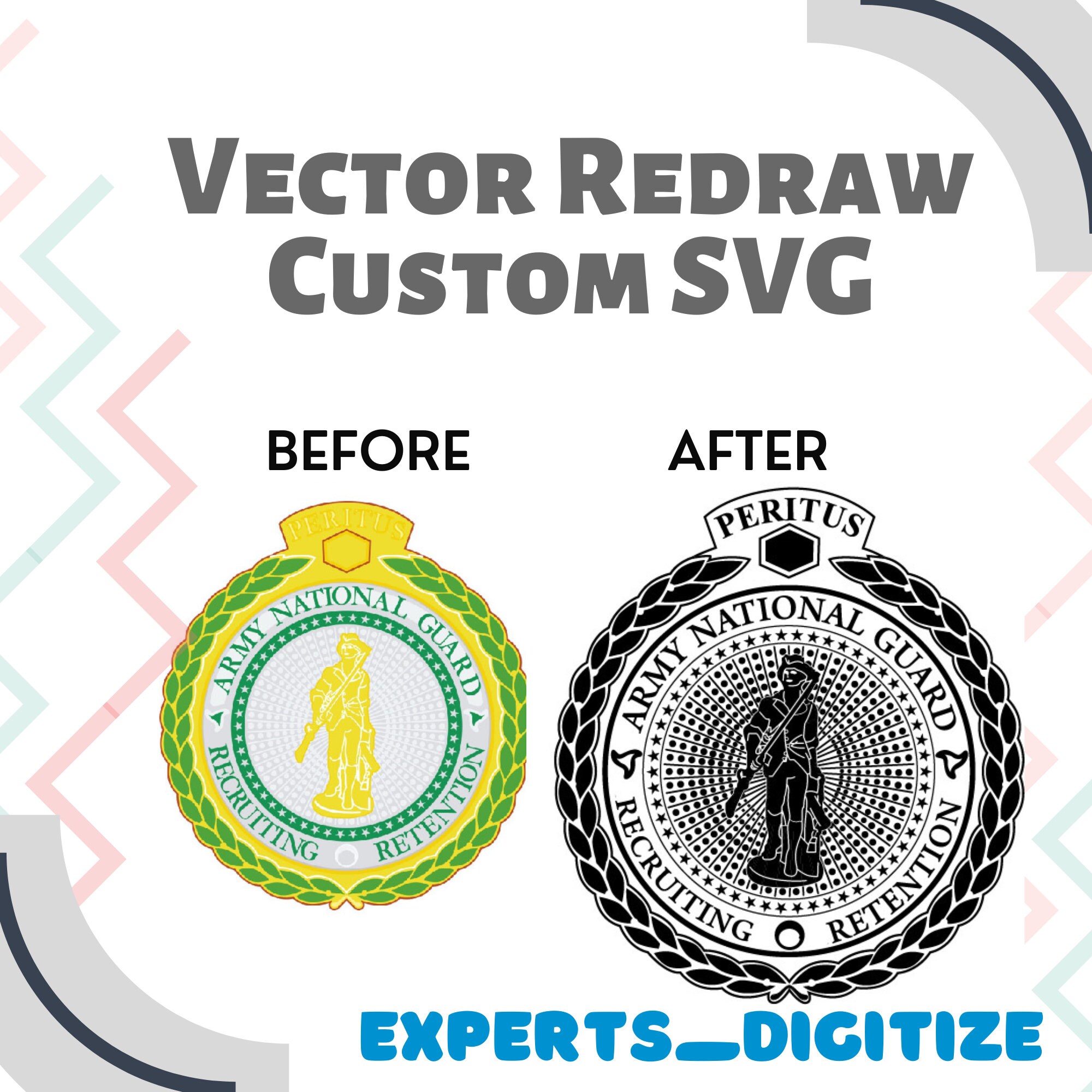 Image to Vector Custom SVG Convert to Vector Graphics Logo - Etsy