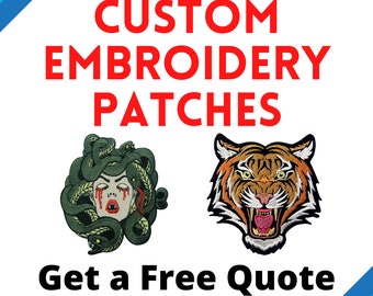 Custom Patches , Custom Embroidery Patches , Embroidery Patches , Iron on Patches, Embroidered Patches, Wholesale Patches, Embroidered patch