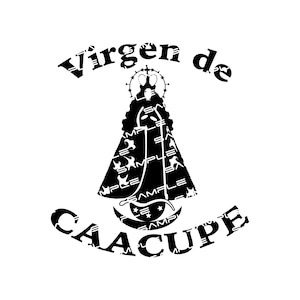 Virgen de Caacupe (Vector SVG) Cut Files for Cricut, Silhouette, Glowforge, Instant Digital Download