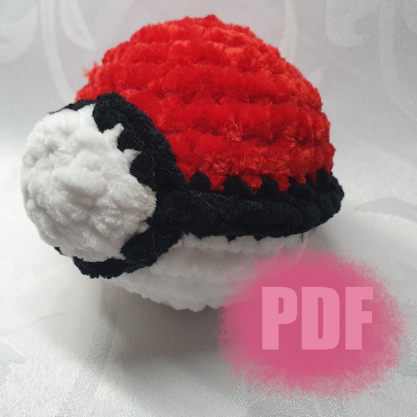 Häkelanleitung Pokéball