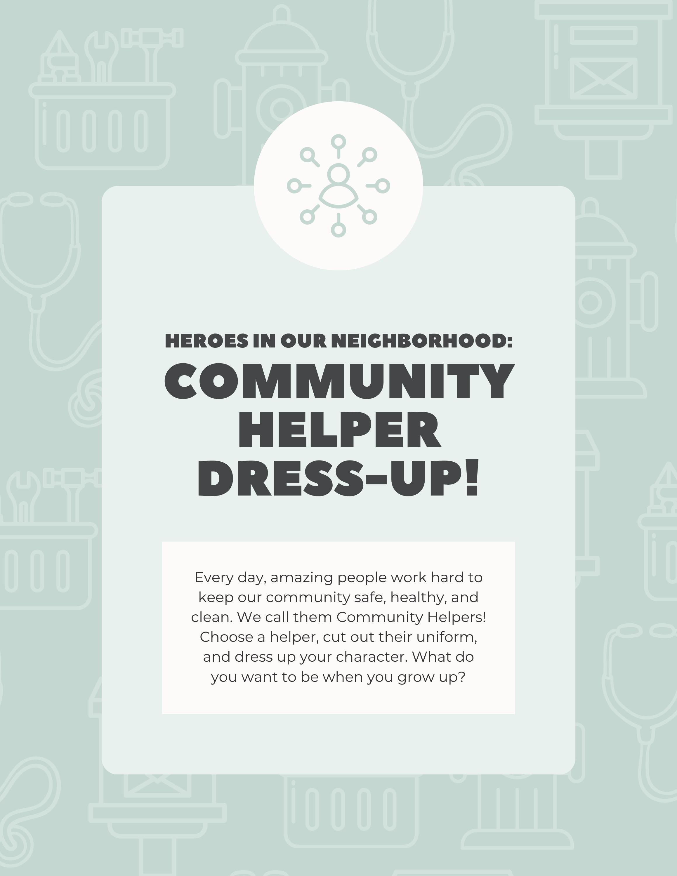 Community Helpers Dress‑up Printable Paper Doll Occupations for Kids - Etsy