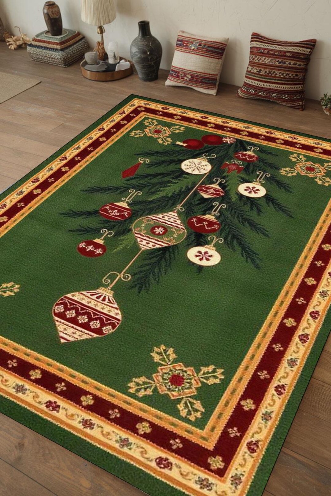 New Year Gift Rug, Noel Gift Rug, Christmas Decor, Merry Christmas Rug ...