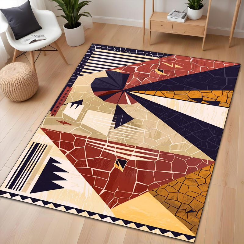 Abstract African Rug African Rugs - Etsy